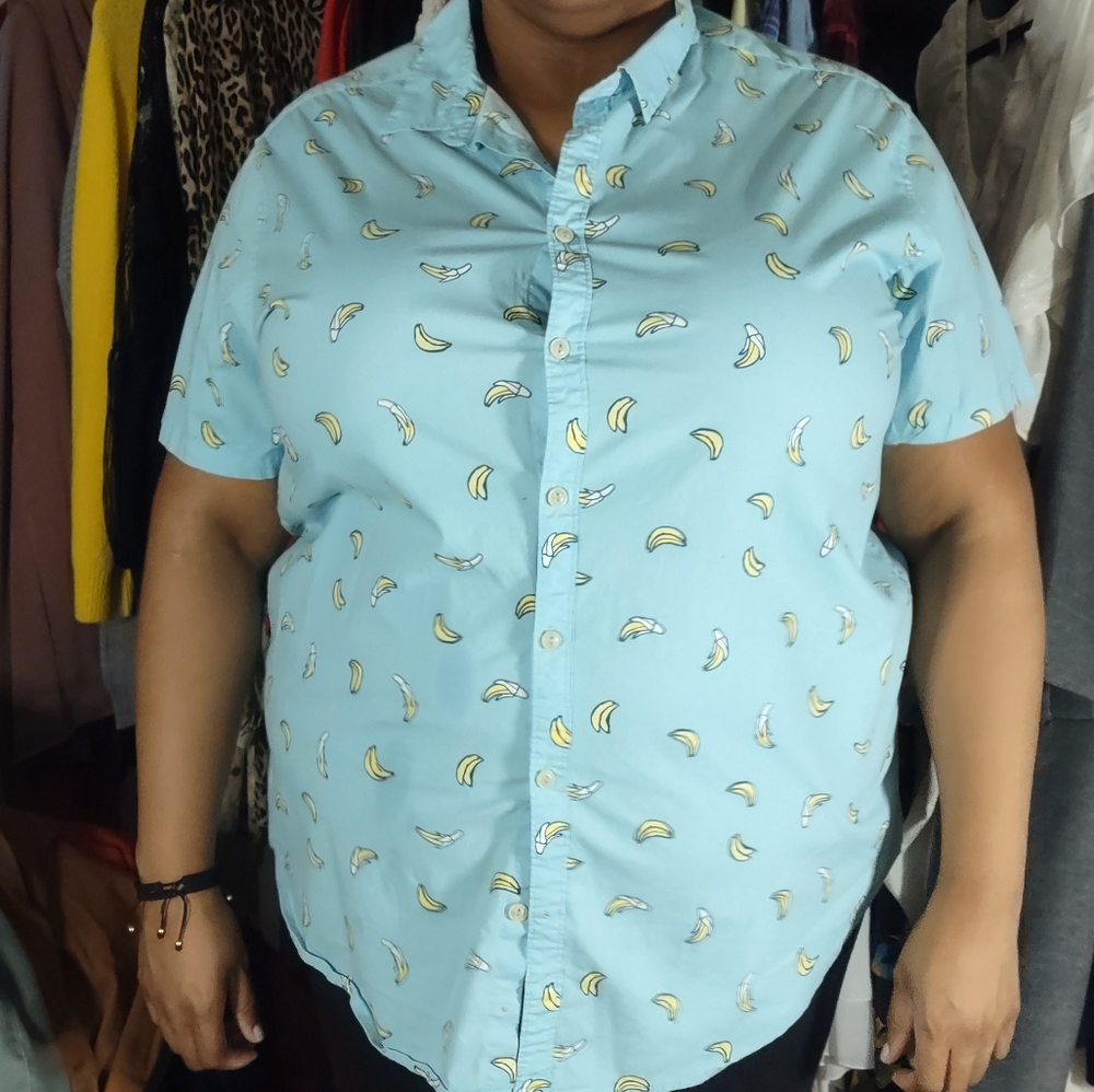Walmart slim fit button up shirt